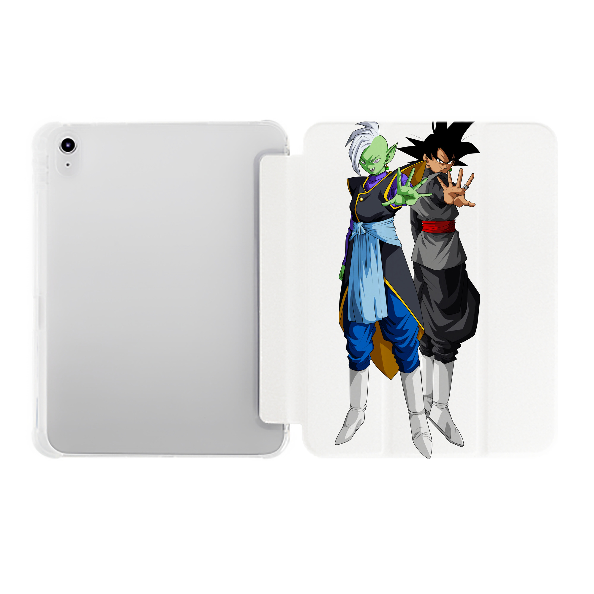 （画像用） ドラゴンボール DRAGON BALL IPad ケース ペン収納付き 三つ折りスタンド PUレザー×シリコン 対応機種9.5/10.5/10.9インチ